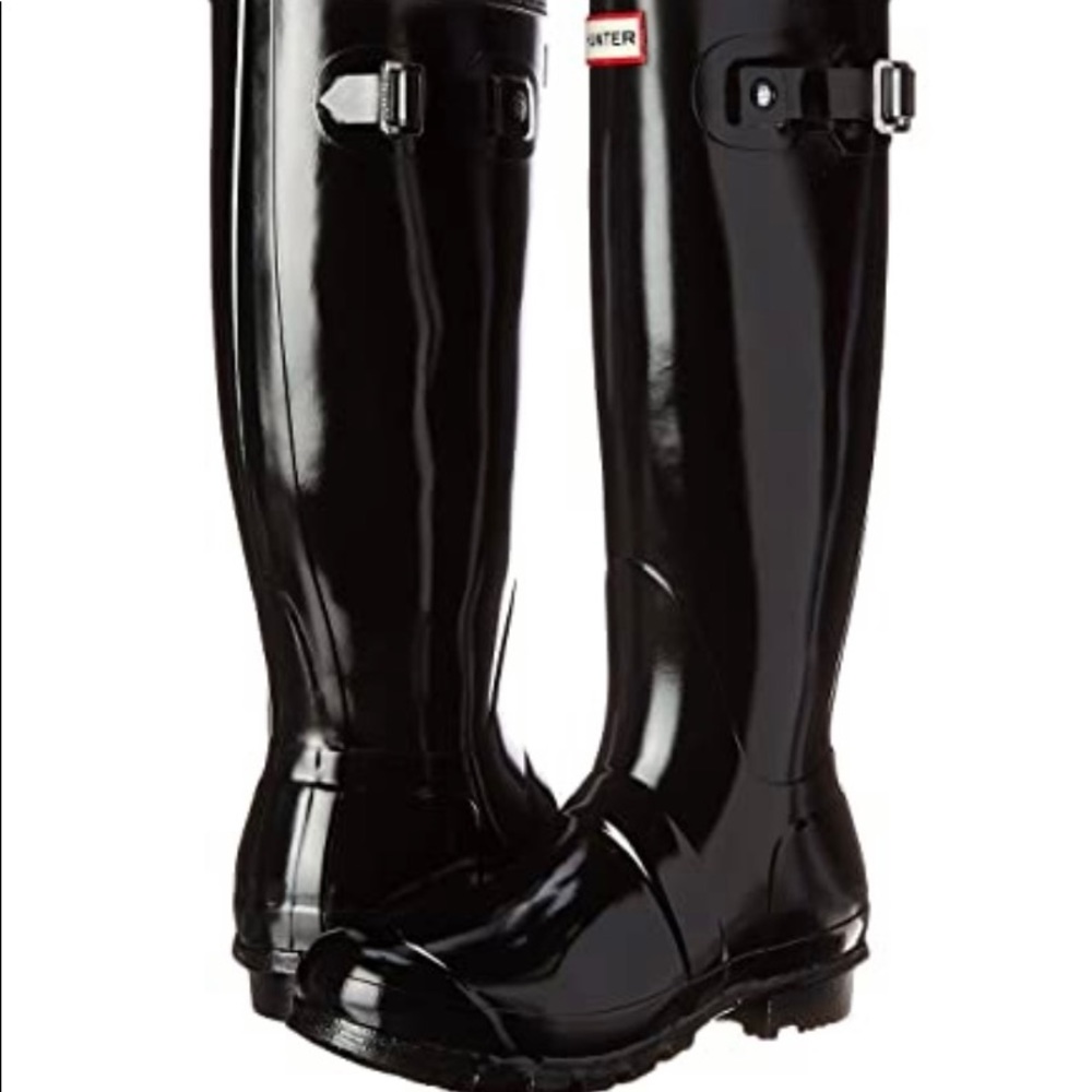 HUNTER Original Back Adjustable Gloss Rain Boots